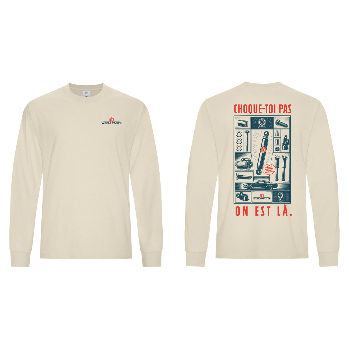 ATC Earth Wash Long Sleeve Tee - French Shock Happens